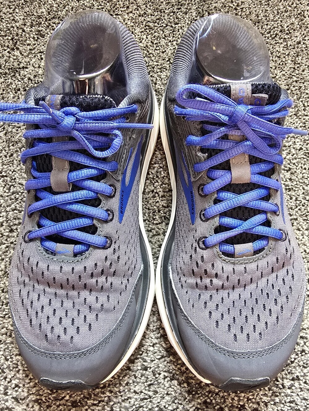 Brooks Dyad 10 Women's Running Shoes - Grey Blue Athletic Sneakers - Size 9 - Picture 2 of 9